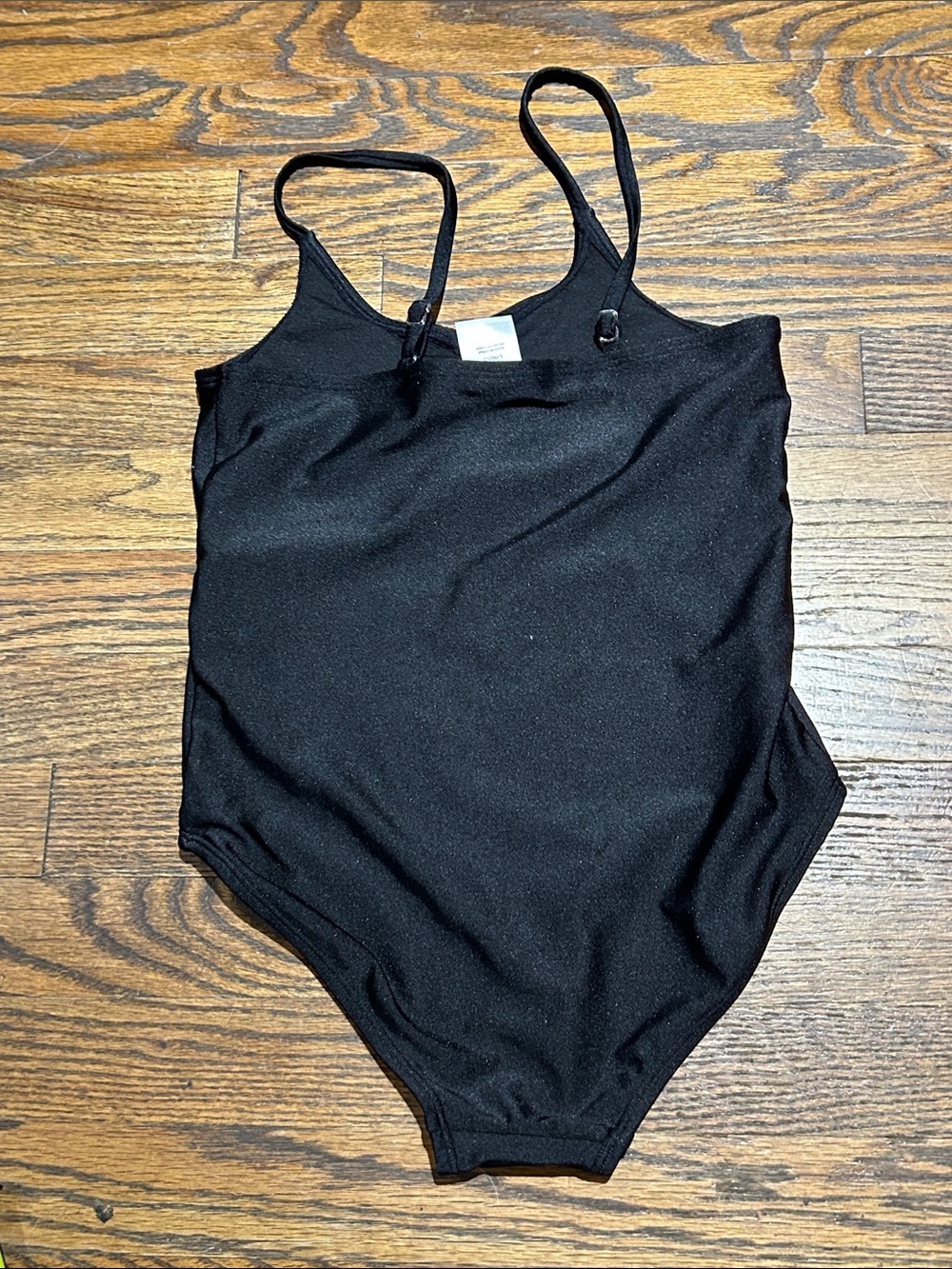 Kids One-Piece Swimsuit - Black and Hot Pink - Picture 4 of 4
